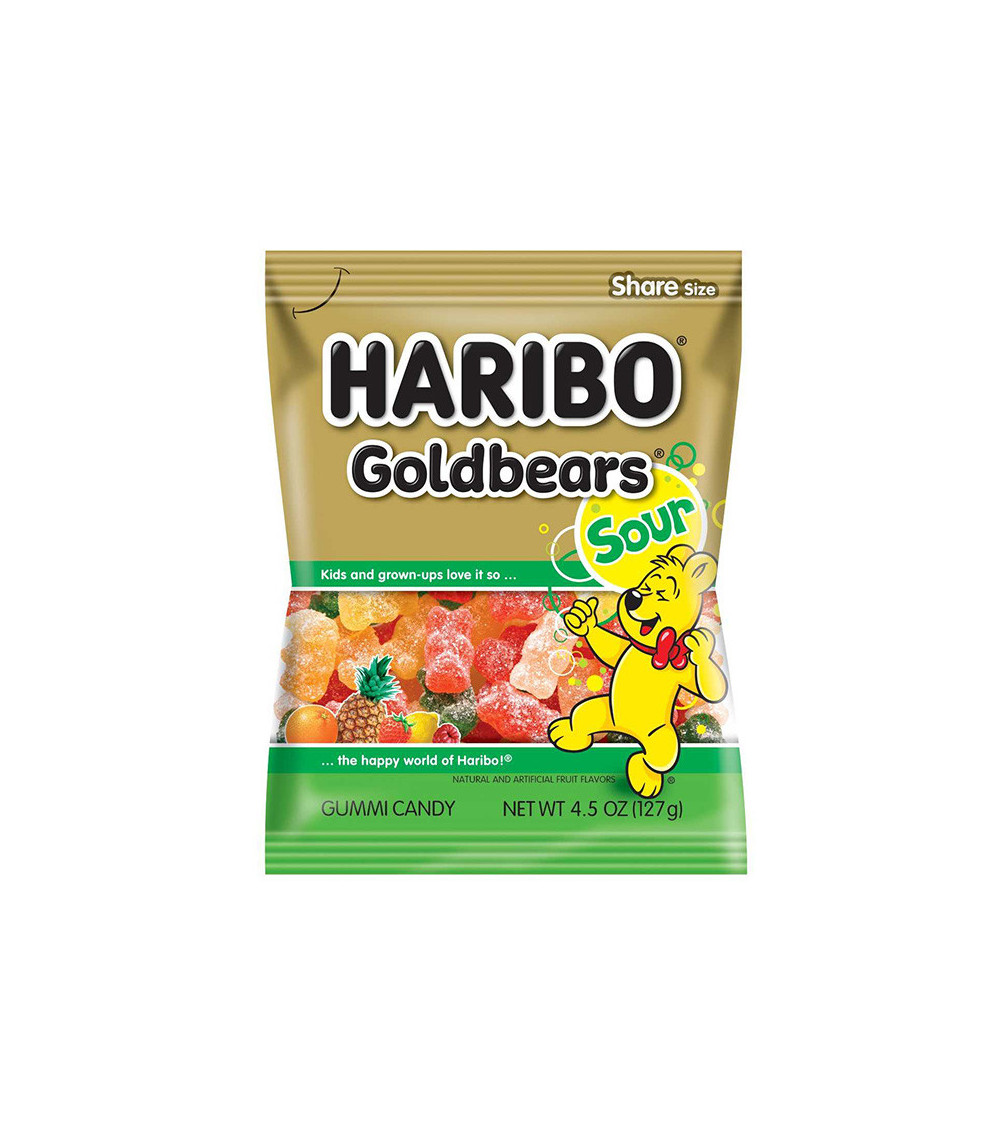 Haribo Bag Sour Gold Bear 4.5oz