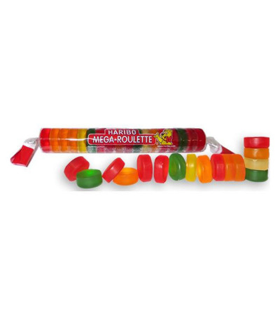 Haribo Mega-Roulette Counter Display 1.59oz 24 ct
