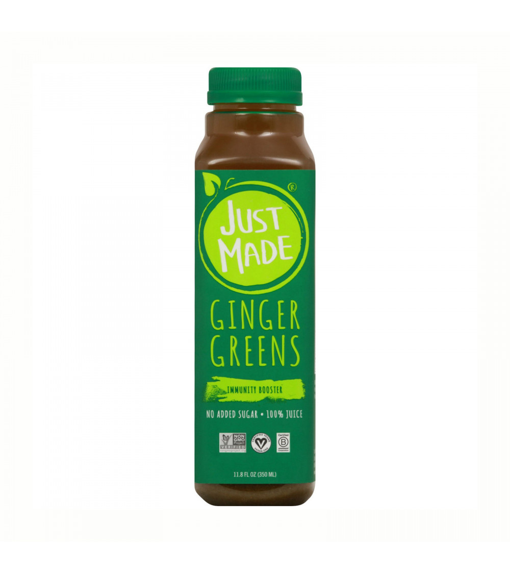 Just Made Ginger Greens Juice 11.8oz