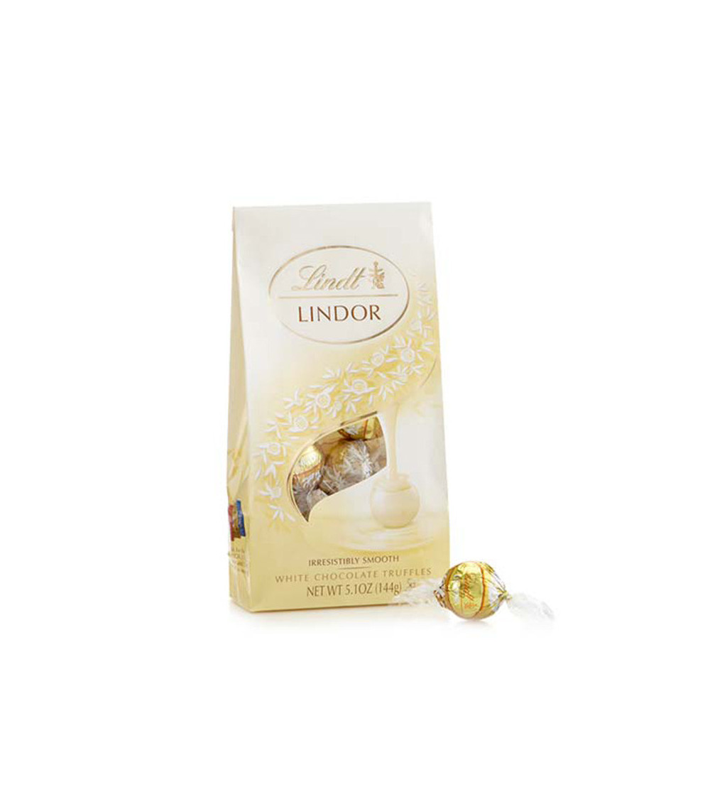 Lindt Lindor White Chocolate Truffles Bag 5.1oz
