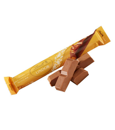 Lindt Lindor Milk Chocolate Caramel Truffle Bar Stick 1.3oz