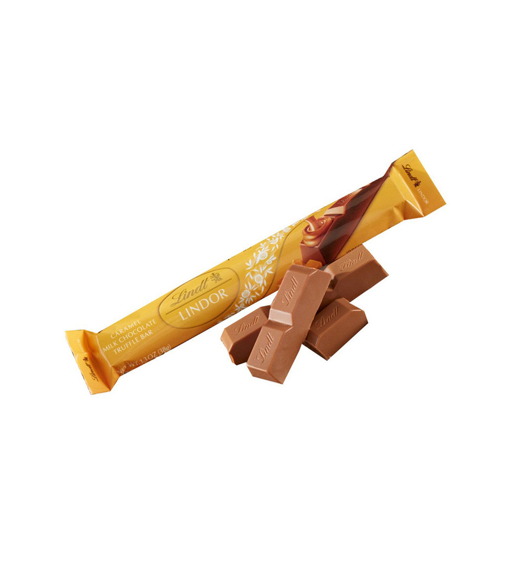 Lindt Lindor Milk Chocolate Caramel Truffle Bar Stick 1.3oz