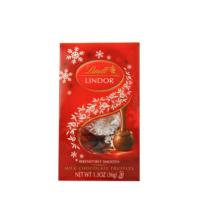 Lindt Lindor Milk Chocolate Truffles Mini Bag .8oz