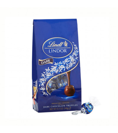 Lindt Lindor Dark Chocolate Truffles Bag 8.5oz