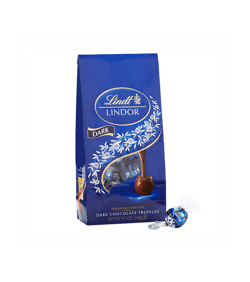 Lindt Lindor Dark Chocolate Truffles Bag 8.5oz