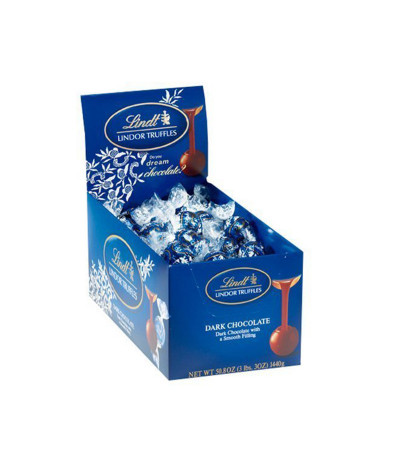 Lindt Lindor Dark Chocolate Truffles 120ct Caddy