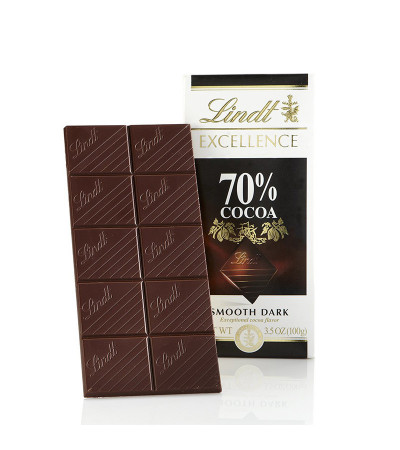 Lindt Excellence Dark Chocolate 70% Bar 3.5oz