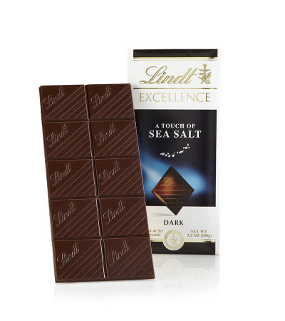 Lindt Excellence Dark Chocolate Sea Salt Bar 3.5oz