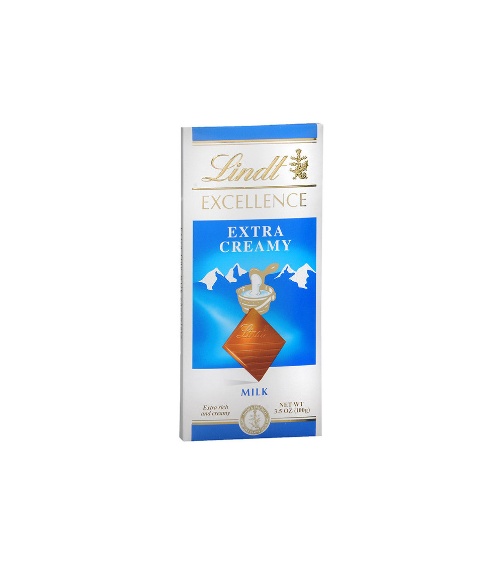 Lindt Excellence Extra Creamy Milk Chocolate Bar 3.5oz