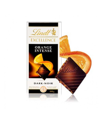 Lindt Excellence Dark Chocolate Intense Orange Bar 3.5oz
