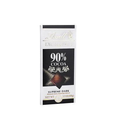 Lindt Excellence Dark Chocolate 90% Bar 3.5oz