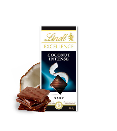Lindt Excellence Dark Chocolate Coconut Bar 3.5oz