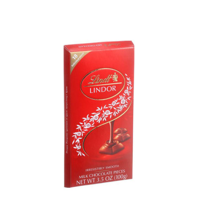 Lindt Lindor Pieces Milk Chocolate Bar 3.5oz