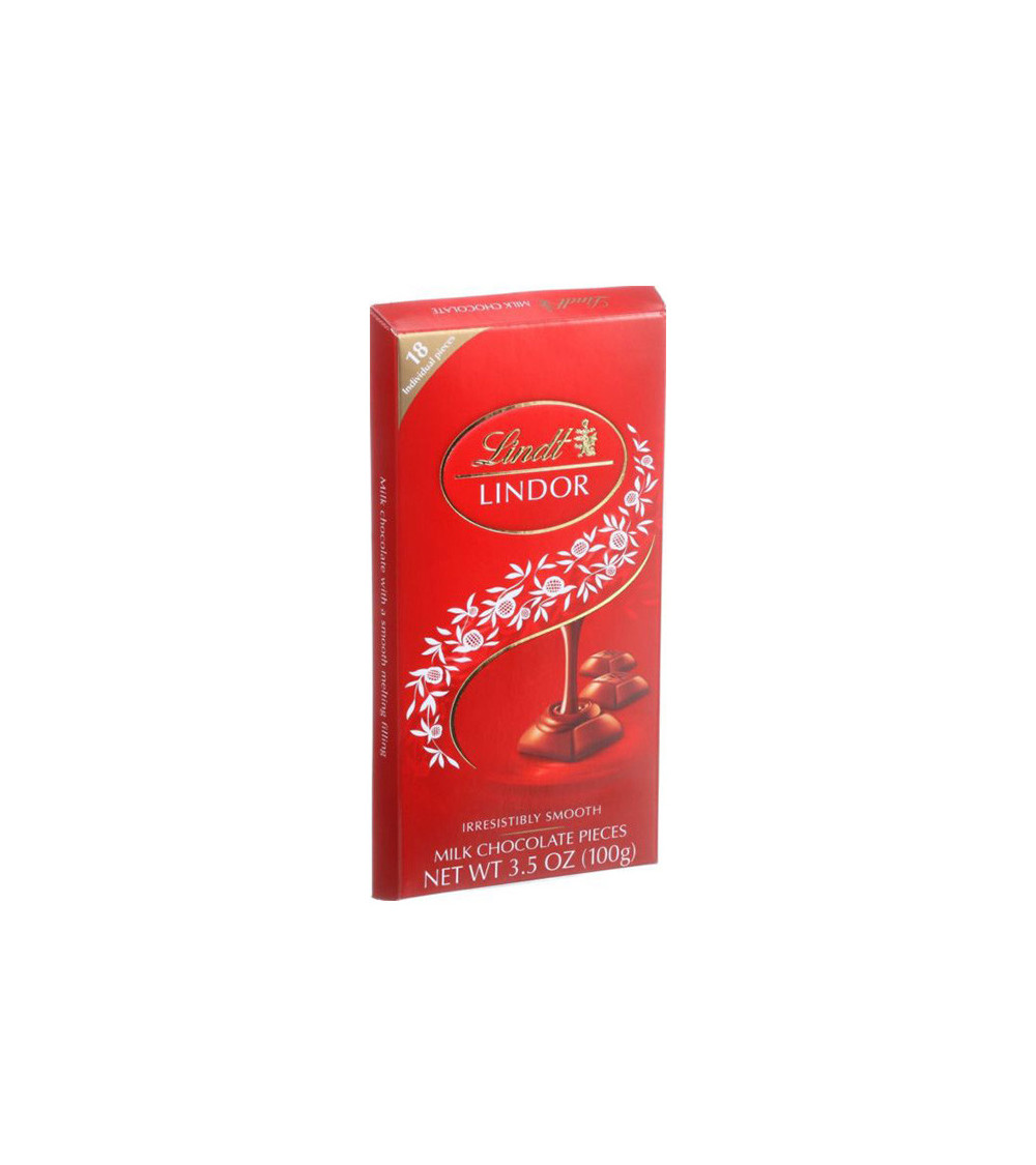 Lindt Lindor Pieces Milk Chocolate Bar 3.5oz
