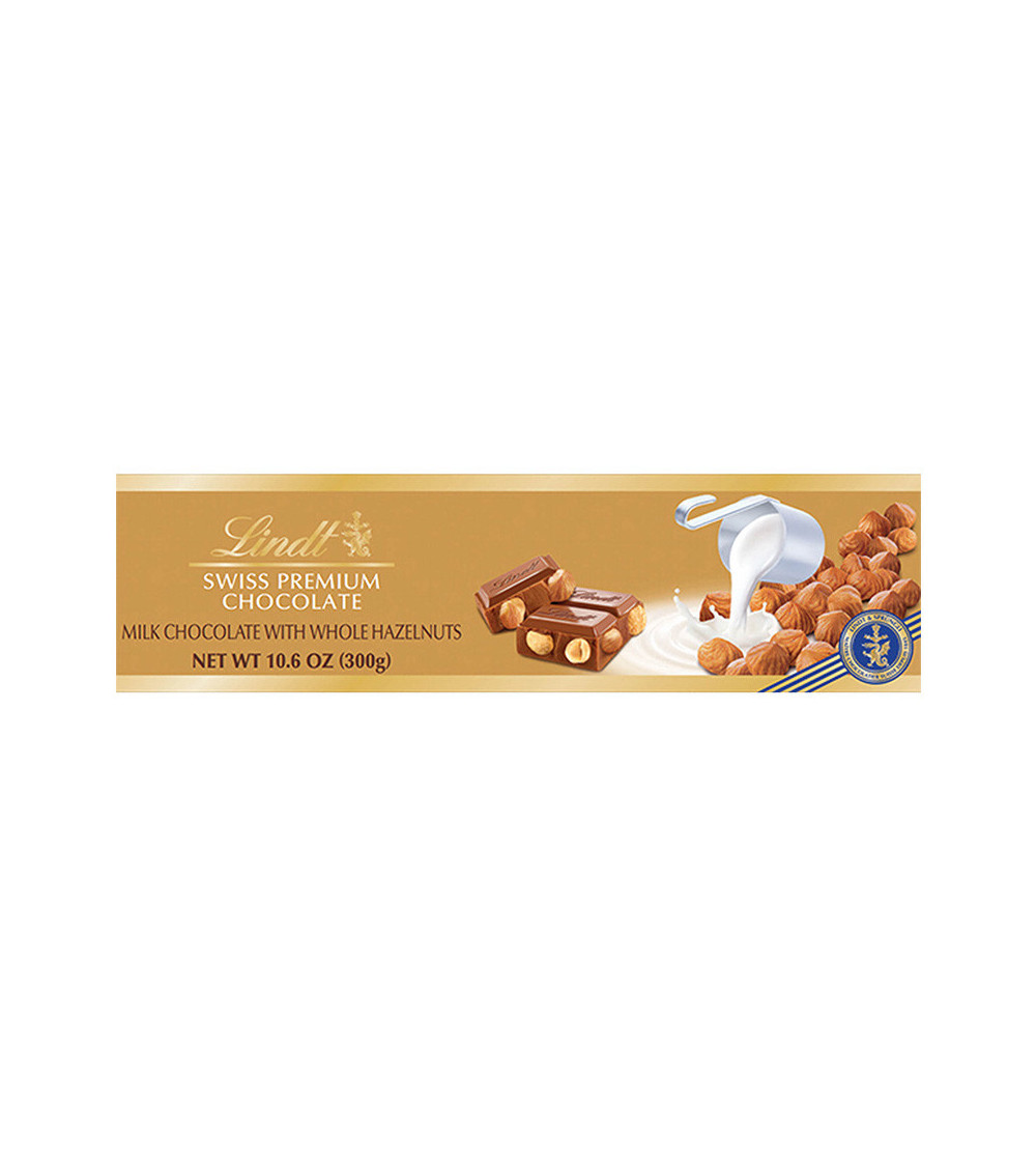 Lindt Swiss Milk Chocolate Hazelnut Gold Bar 10.6oz