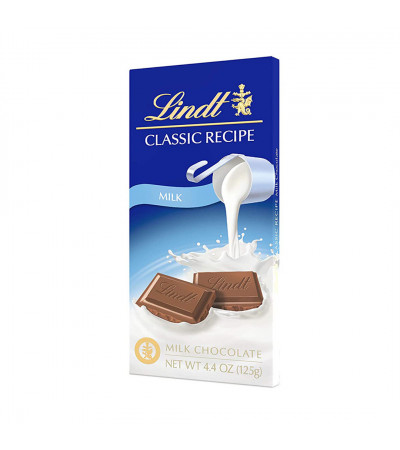 Lindt Classic Milk Chocolate Bar 4.4oz