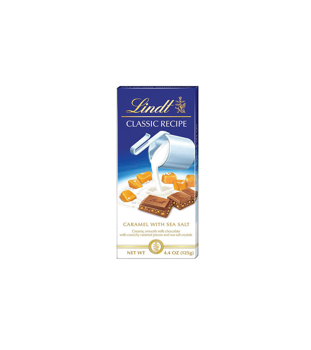 Lindt Classic Milk Chocolate Caramel Sea Salt Bar 4.4oz