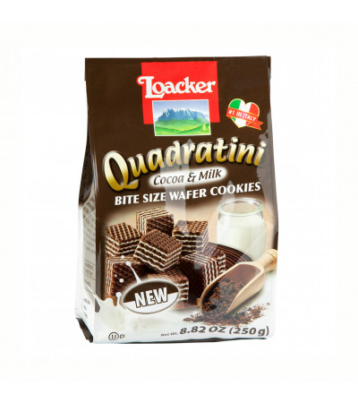Loacker Quad Cocoa Milk 8.82oz