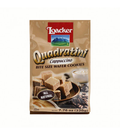 Loacker Quad Cappuccino Cubes 7.76oz