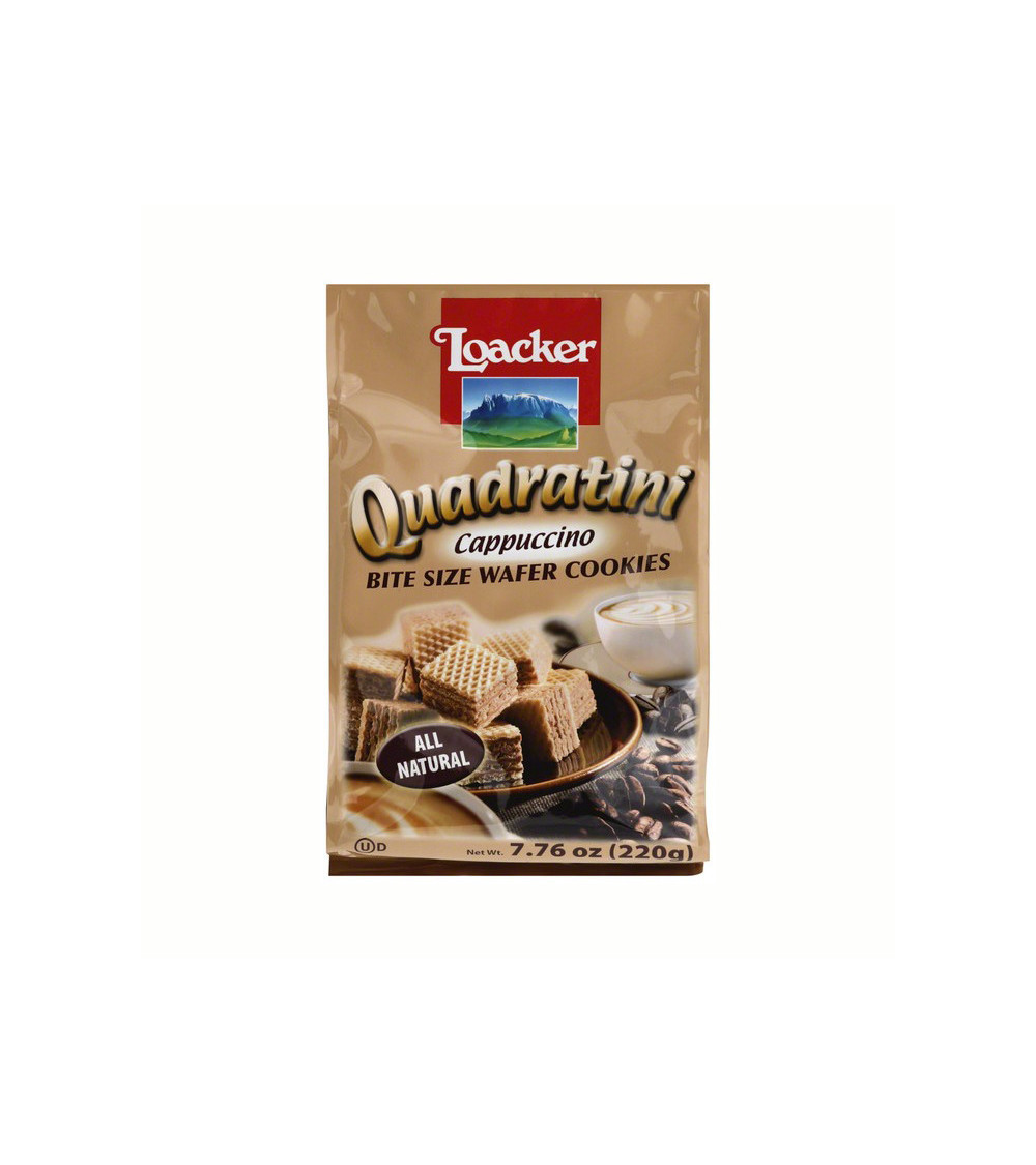 Loacker Quad Cappuccino Cubes 7.76oz