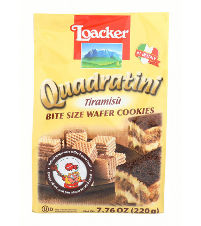 Loacker Quad Tiramisu 7.76oz