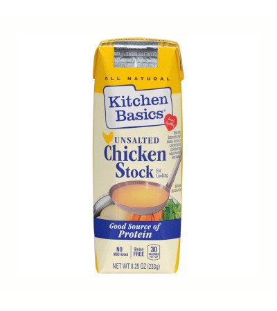 KitchBasics Chicken Stock No Salt 8.25oz