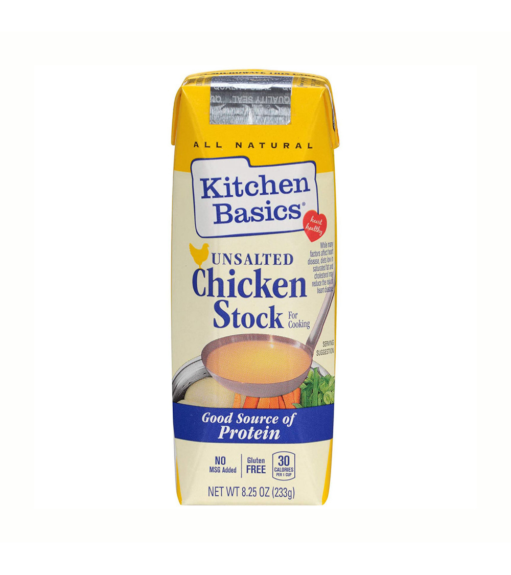 KitchBasics Chicken Stock No Salt 8.25oz