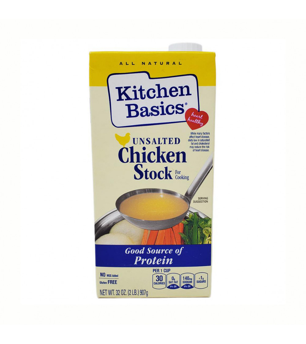 KitchBasics Chicken Stock No Salt 32oz