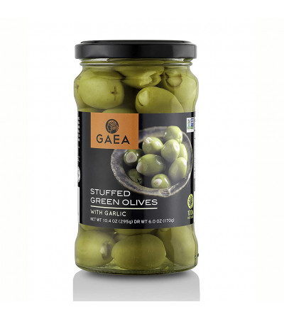 Gaea Olives Green Garlic Stuff 6oz
