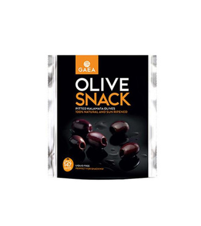 Gaea Snack Pack Pitted Kalamata Olives Pouch 2.3oz
