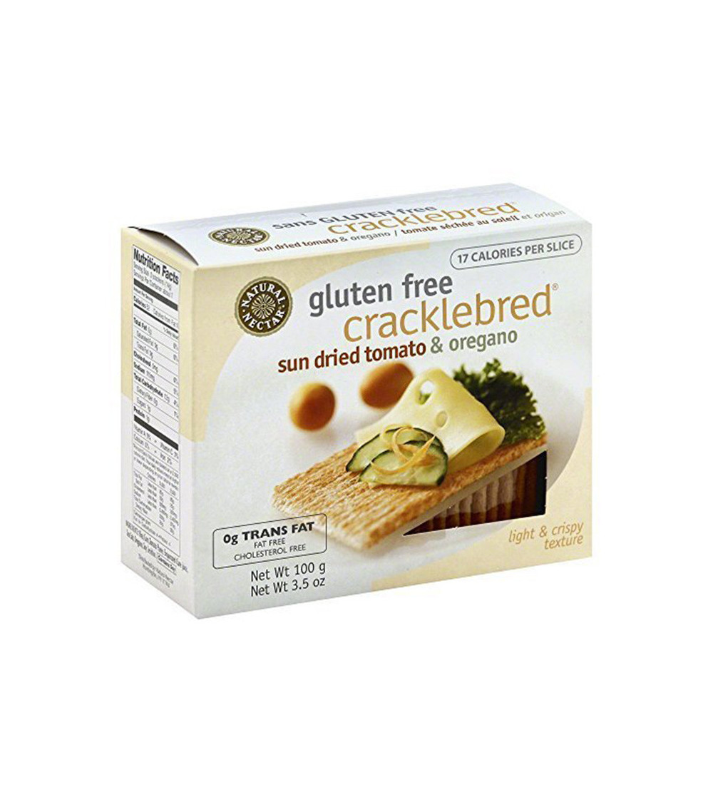 Natural Nectar Crackelbread Gluten Free Sd Tomato & Oregano 3.5 oz