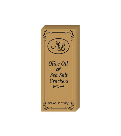 Mille Lacs Crackers Olive Oil & Sea Salt - Gold Box 0.55oz