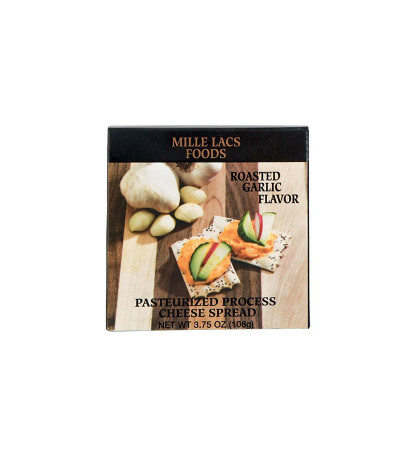 Mille Lacs Box Spread Roast Garlic Cheese 3.75oz