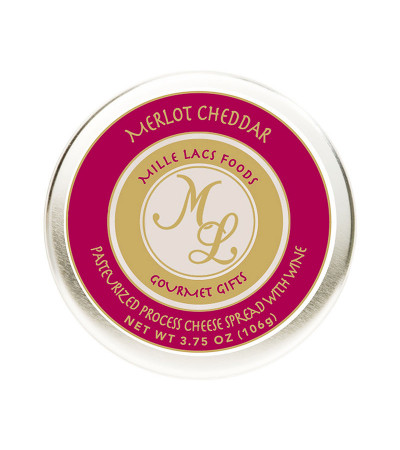 Mille Lacs Merlot Cheddar Cheese Tin 3.75oz