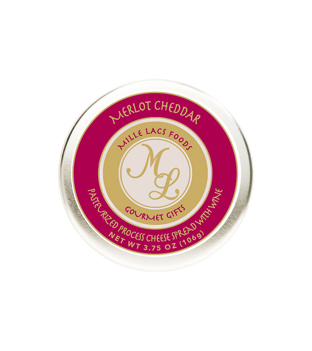 Mille Lacs Merlot Cheddar Cheese Tin 3.75oz