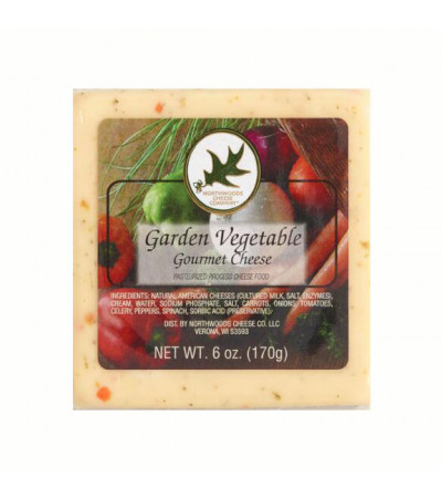 Northwoods Garden Veggie Cheese Square 6oz