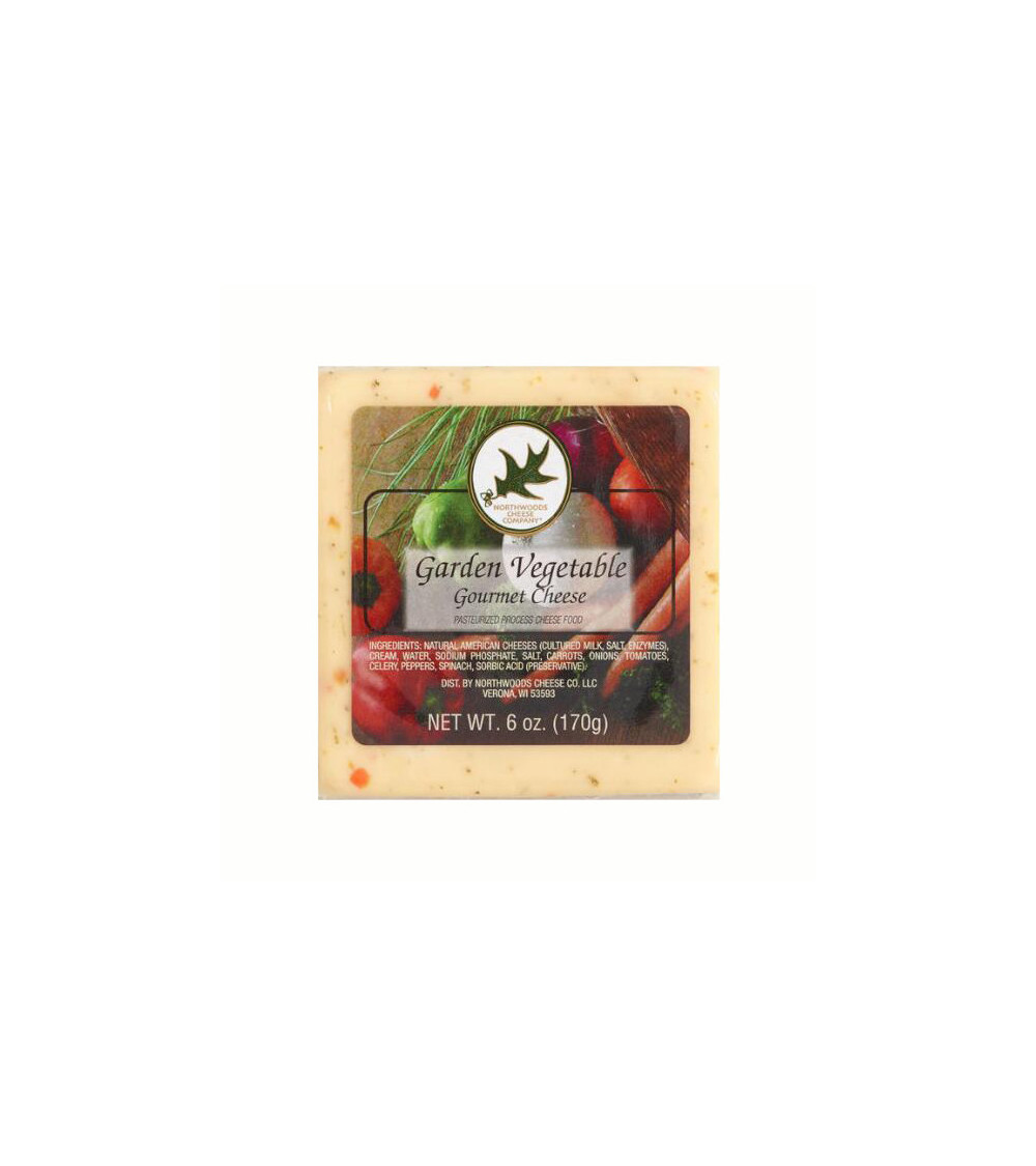 Northwoods Garden Veggie Cheese Square 6oz
