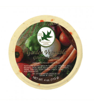 Northwoods Garden Veggie Cheese Rounds 4oz