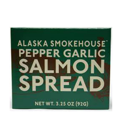 Alaska Smokehouse Pepper Garlic Salmon Spread 3.25 oz