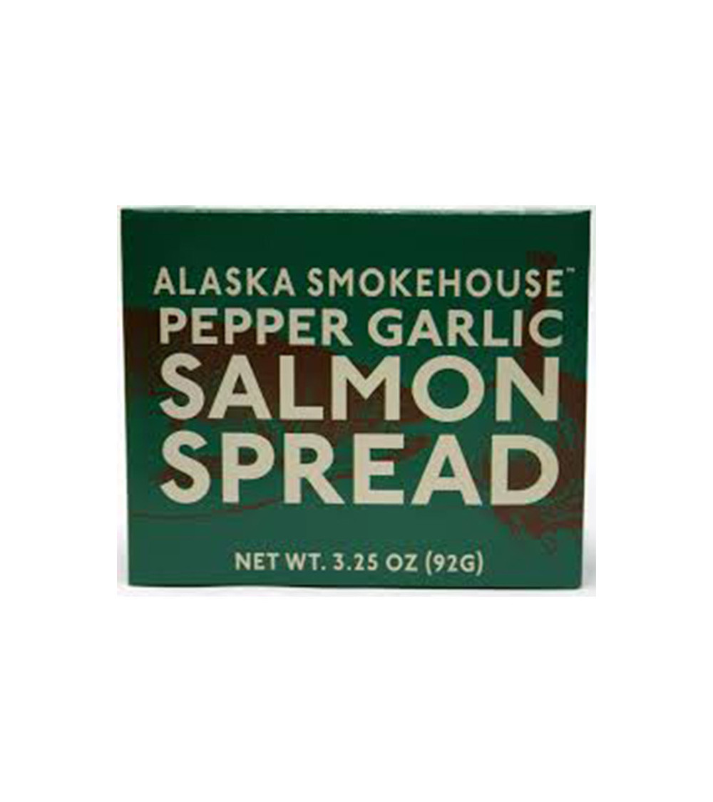 Alaska Smokehouse Pepper Garlic Salmon Spread 3.25 oz