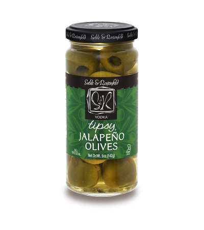 Sable & Rosenfeld Vodka Jalapeno Tipsy Olives 5oz