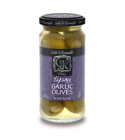 Sable & Rosenfeld Vodka Garlic Tipsy Olives 5oz