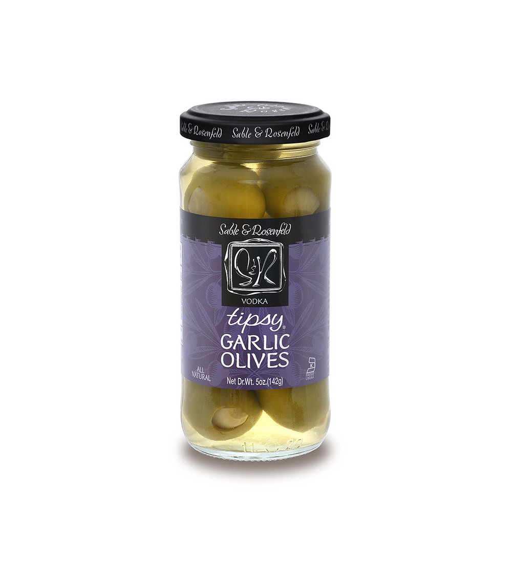 Sable & Rosenfeld Vodka Garlic Tipsy Olives 5oz