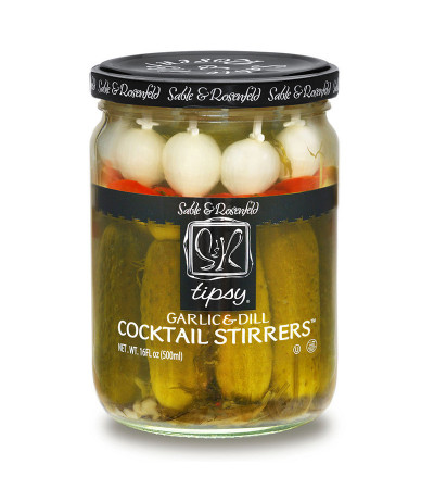 Sable & Rosenfeld Tipsy Cocktail Stir - Garlic & Dill 16oz