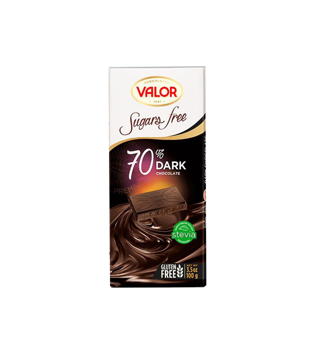 Valor Bar No Sugar Added 85% Dark Chocolate 3.5 oz