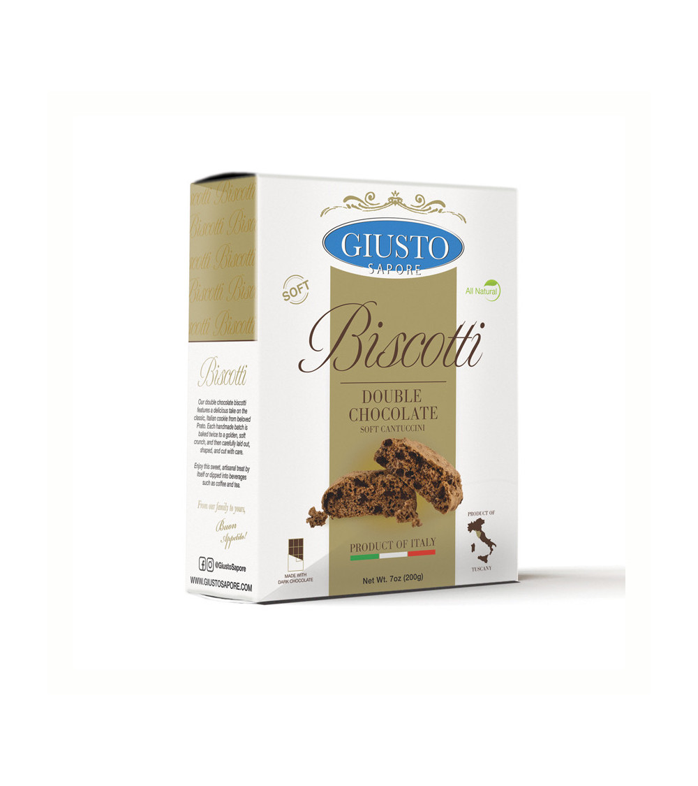 Giusto Sapore Soft Cantuccini-Dark Chocolate 200g 7oz