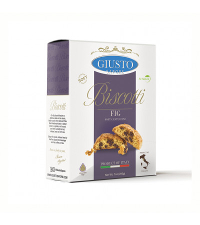 Giusto Sapore Soft Cantuccini- Fig 200g 7oz