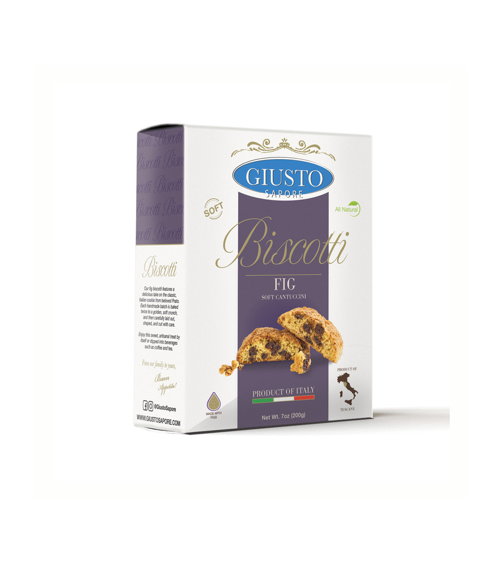 Giusto Sapore Soft Cantuccini- Fig 200g 7oz