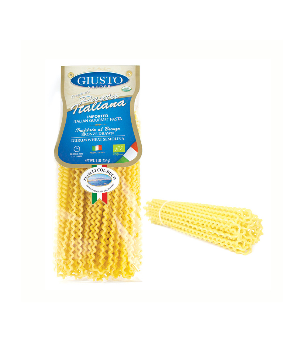 Giusto Sapore Bronze Drawn Fusilli Col Buco 500g 16oz